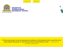 Tablet Screenshot of grundtvigsecondary.com